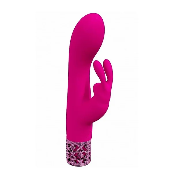 Royal Gems Royal Rabbit Rechargeable Silicone Vibrator – Pink