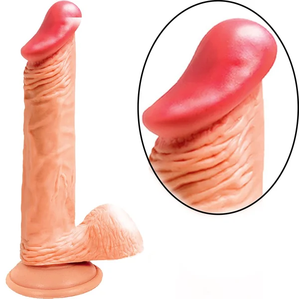 Royal Knight Realistic Dildo 8 Inch Flesh