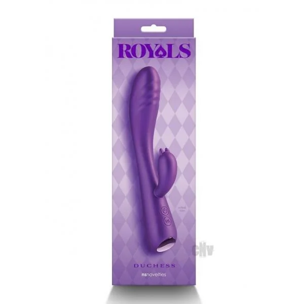 Royals Duchess Rabbit Vibrator Metallic Purple