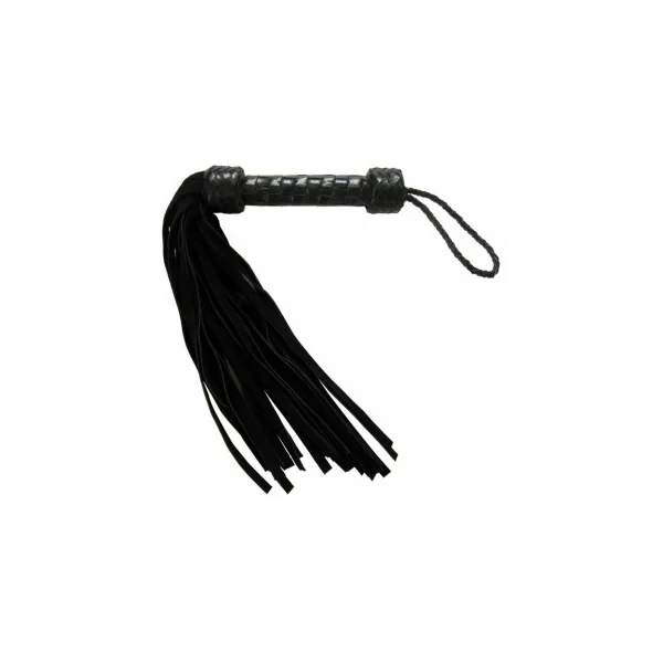 Ruff Doggie Styles Short Suede Flogger, Black