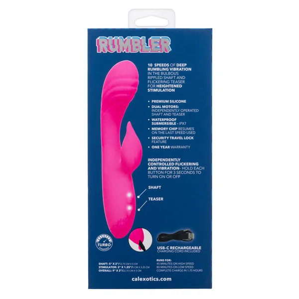 Rumbler Rumble Duo (Pink) – Dual Massager Vibrator
