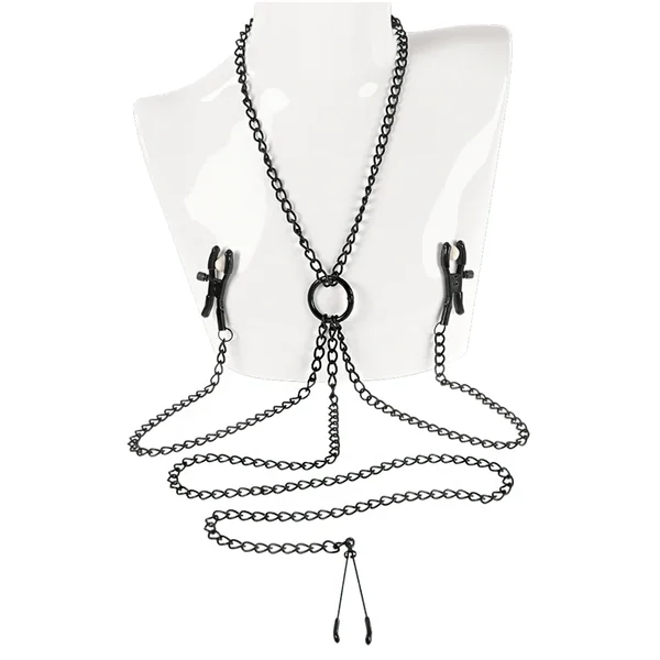 Saffron Nipple to Clit Clamp Set