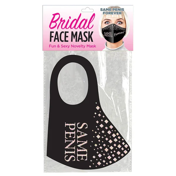 Same Penis Forever Face Mask - Black