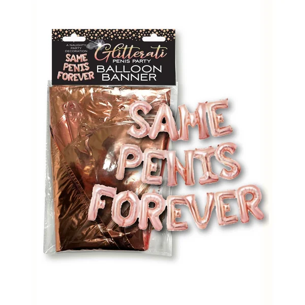SAME PENIS FOREVER MYLAR BALLONS