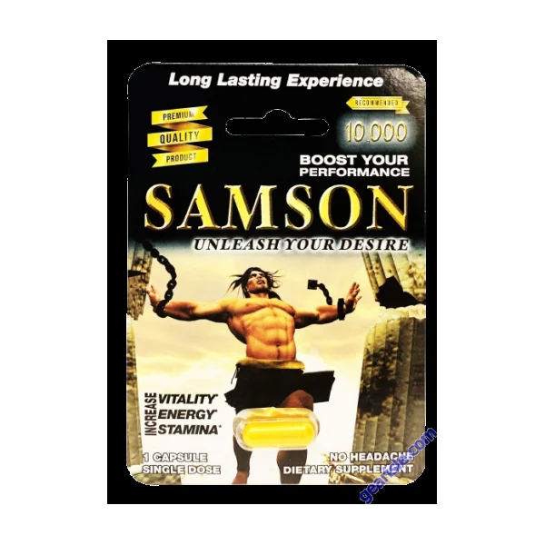 Samson 10000 Male Sexual Enhancement Herbal Gold Pill