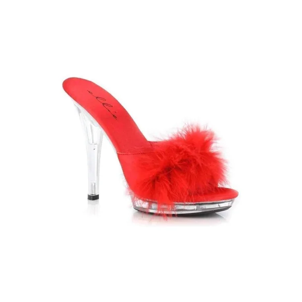 SASHA Marabou | Red Patent