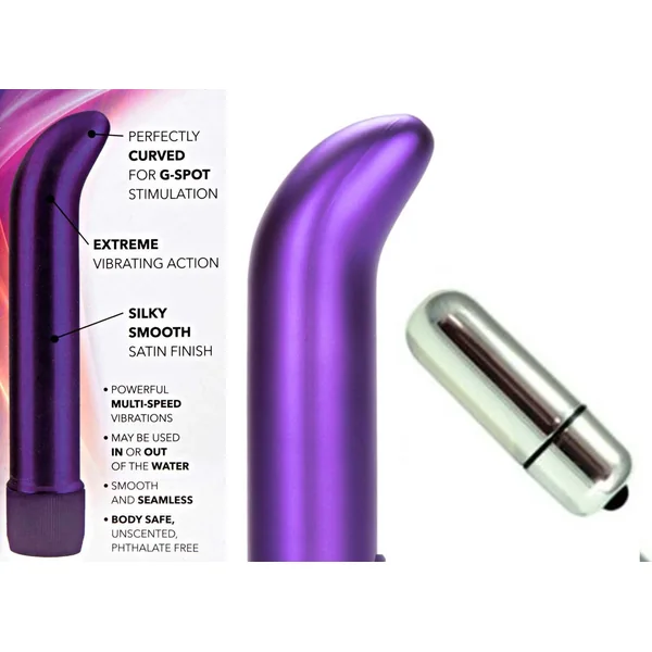 SATIN G SLIMLINE 8 INCH G SPOT VIBRATOR
