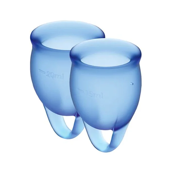 Satisfyer Feel Confident Menstrual Cup – Blue