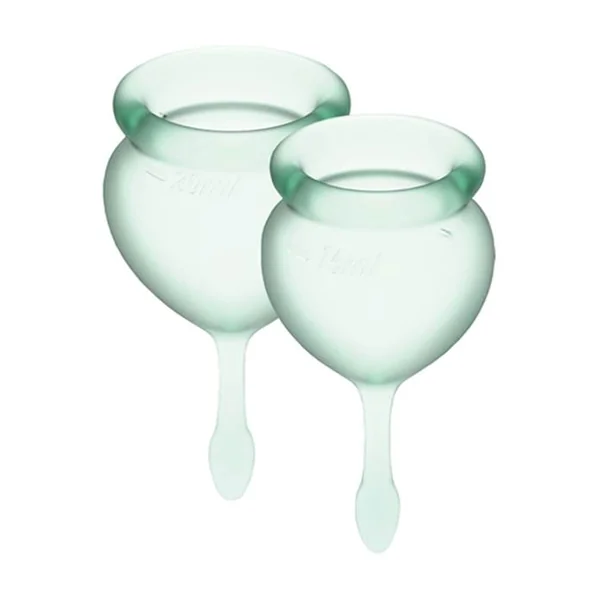 Satisfyer Feel Good Menstrual Cup – Light Green