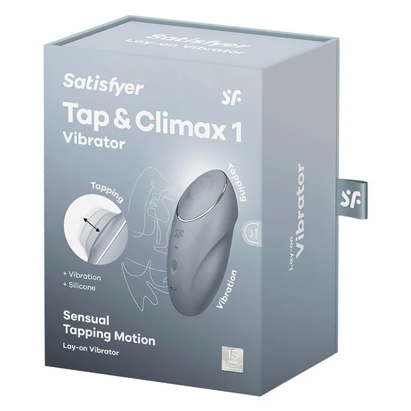 Satisfyer Tap & Climax 1 - Blue/Grey