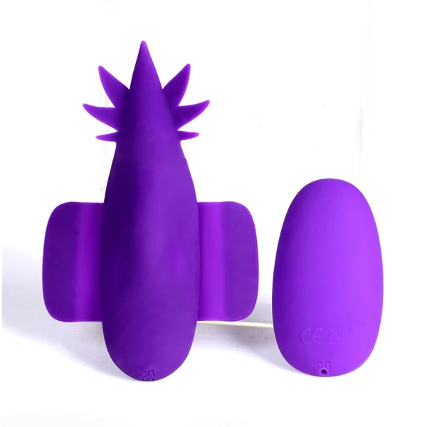 Sativa Remote Control Panty Vibrator with 10 Functions Purple