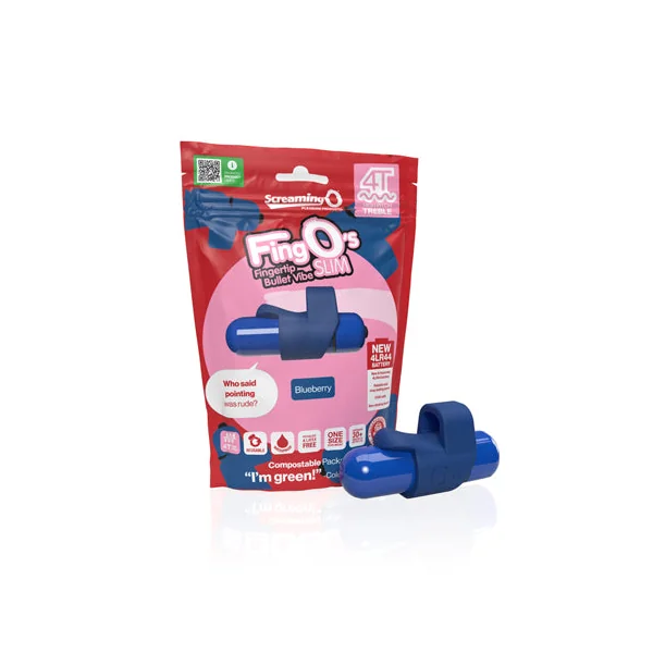 Screaming O 4T FingO Slim Blueberry