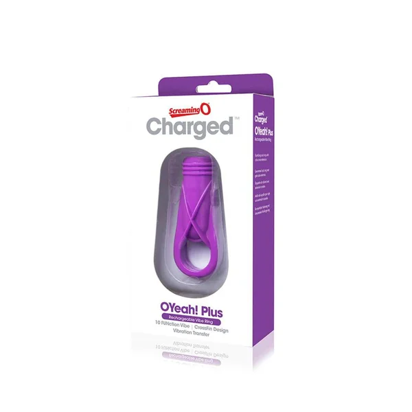 Screaming O - Charged - OYeah Plus Rechargeable Cock Ring - Purple