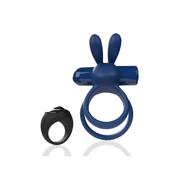 Screaming O Ohare XL Remote Control Rechargeable Silicone Vibrating Cock Ring – Blue