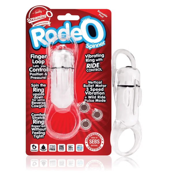 Screaming O RodeO Spinner Vibrating Ring