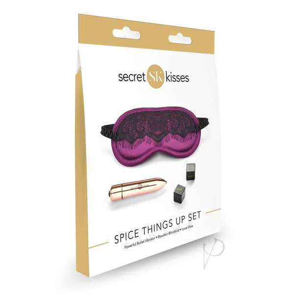 Secret Kisses Spice Things Up 3 Piece Kit Couples Game