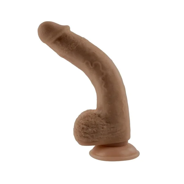 Selopa Natural Feel Flexskin Dildo 7in - Chocolate