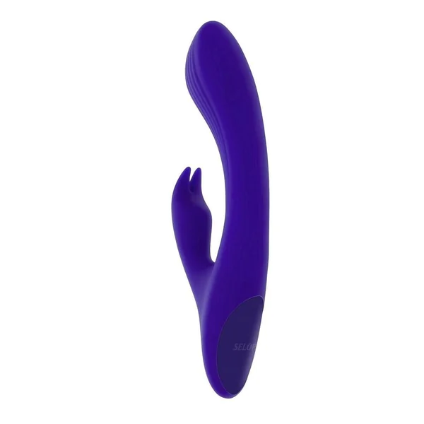 Selopa Poseable Bunny Rechargeable Silicone Rabbit Vibrator – Purple