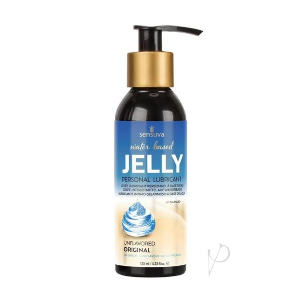 Sensuva Jelly Water Based Personal Lubricant 4oz.