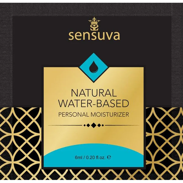 Sensuva`s Natural Water-Based Moisturizer Foil