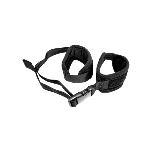 Sex And Mischief Adjustable Handcuffs Black Sportsheets