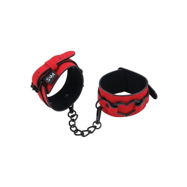Sex and Mischief Amor Handcuffs – Red/Black