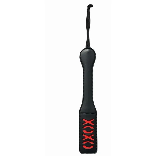 Sex and Mischief XOXO Paddle 12in – Black