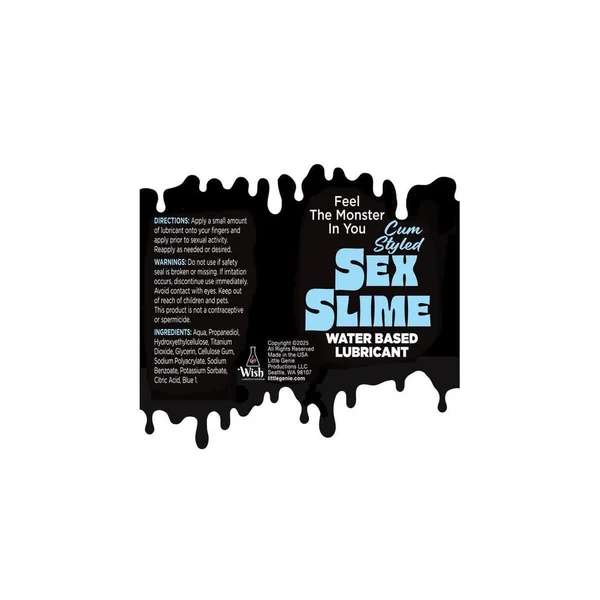 Sex Slime Cum Styled Water Based Sex Lubricant
