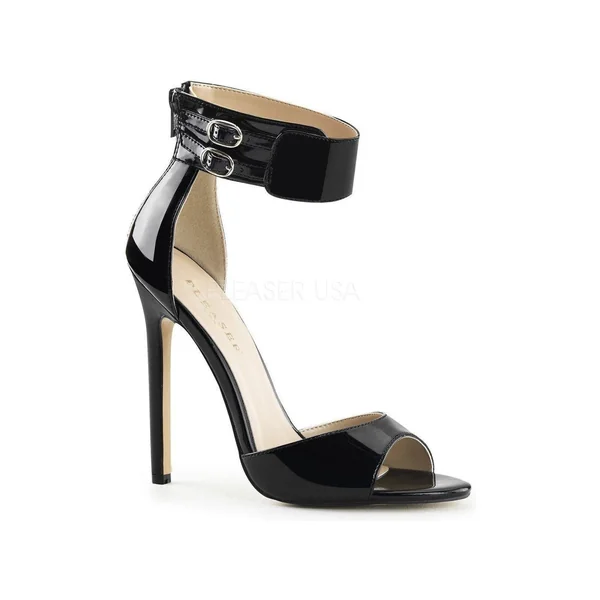 SEXY-19 Sandal | Black Patent