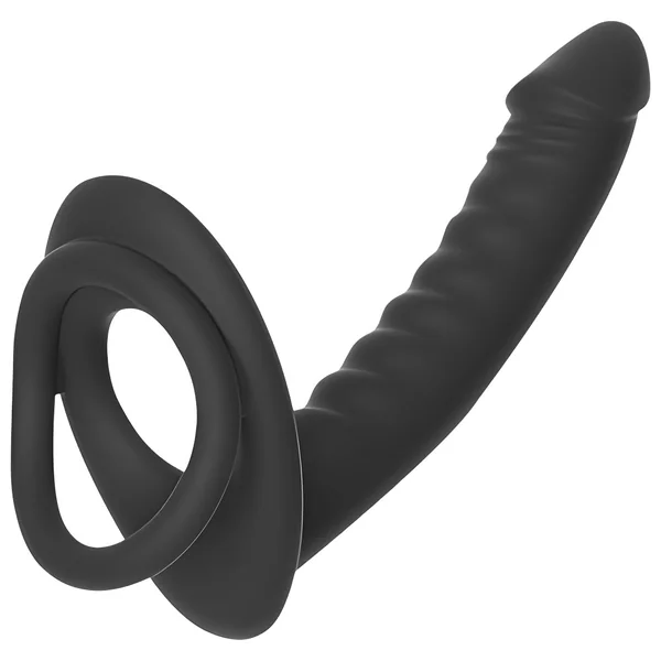 Sexyland Double Take Vibrating Double Penetration Cock & Ball Ring