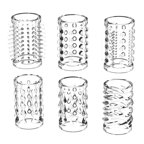 Sexyland Tantalise 6-Piece Textured Penis Sleeves Set