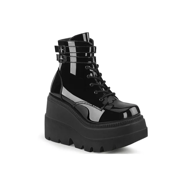 SHAKER-52 Ankle Boot | Black Patent