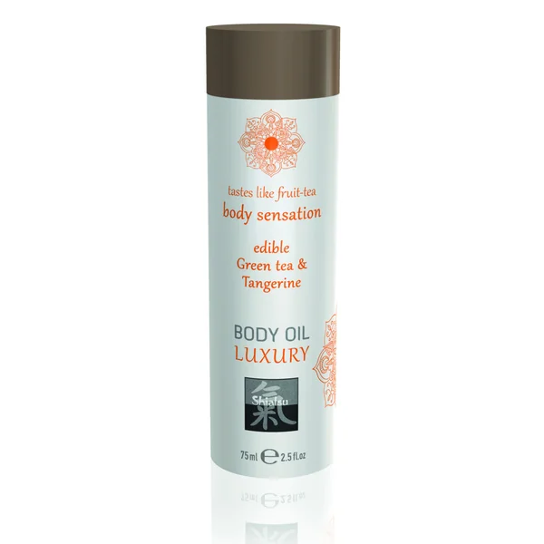 Shiatsu Luxury Body Oil Edible Green Tea & Tangerine