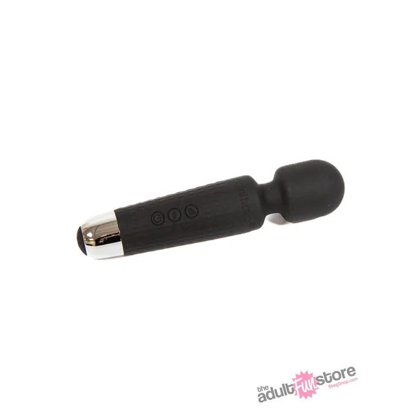 Shibari - Mini Halo Wireless 20X Wand Vibrator - Midnight Black