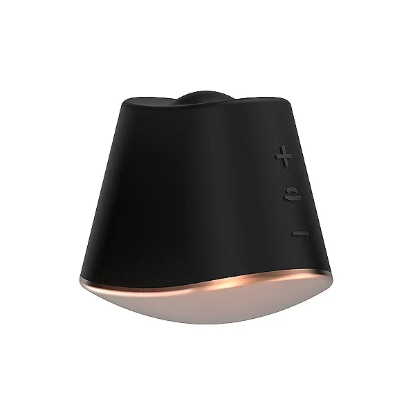 Shots Toys Elegance Dazzling Rotating & Vibrating Clitoral Stimulator Black