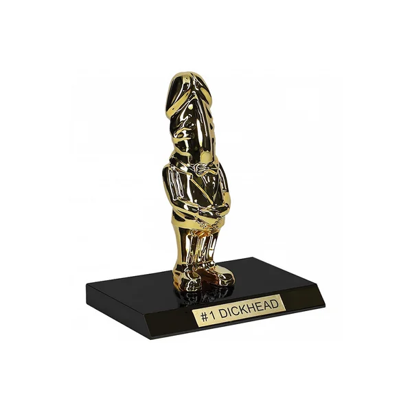 Shots Toys - The Dickheads - #1 Dickhead Trophy - Gold