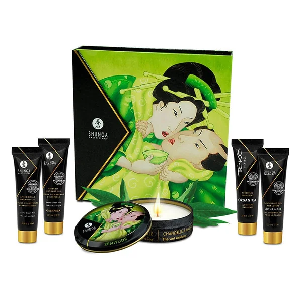 Shunga Geisha's Secret Organica Exotic Green Tea Collection Set