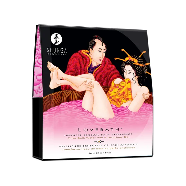 Shunga Lovebath Dragon Fruit Bath Salts 23 Oz Relaxing Pearl