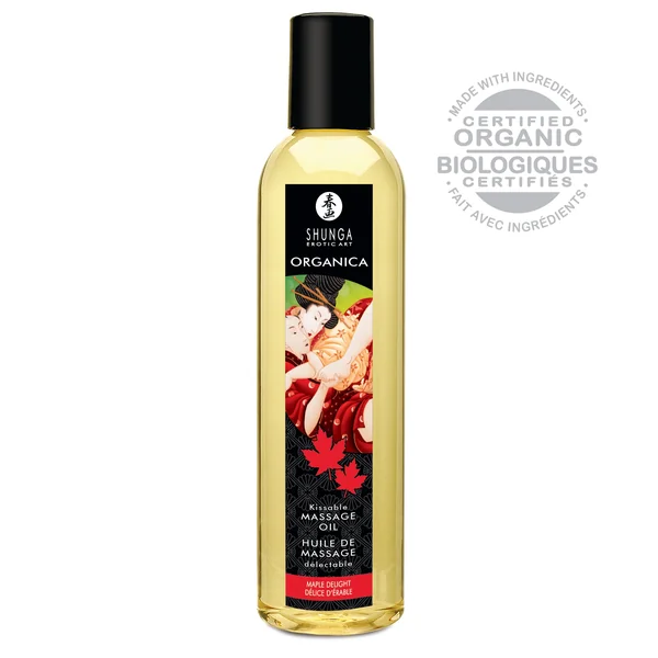 Shunga Organic Kissable Massage Oil