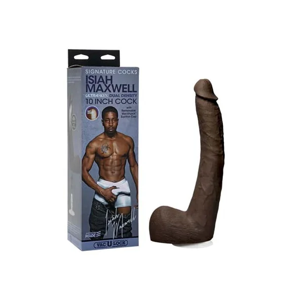 Signature Cocks Isiah Maxwell 10-Inch ULTRASKYN Dildo