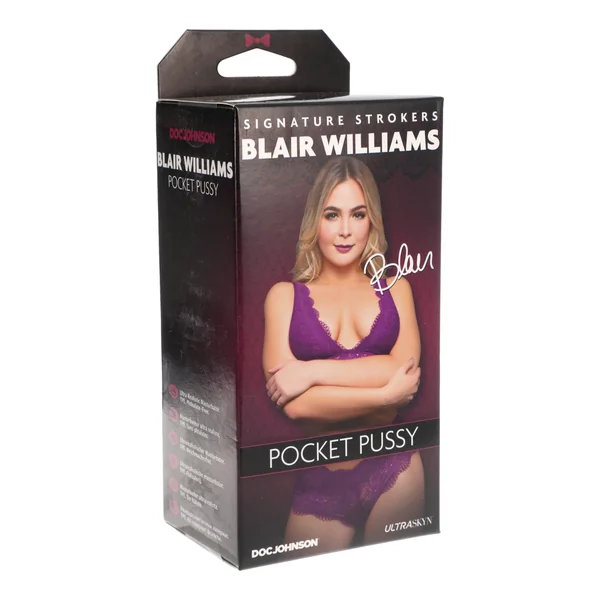Signature Strokers Blair Williams Ultraskyn Pocket Pussy Vanilla