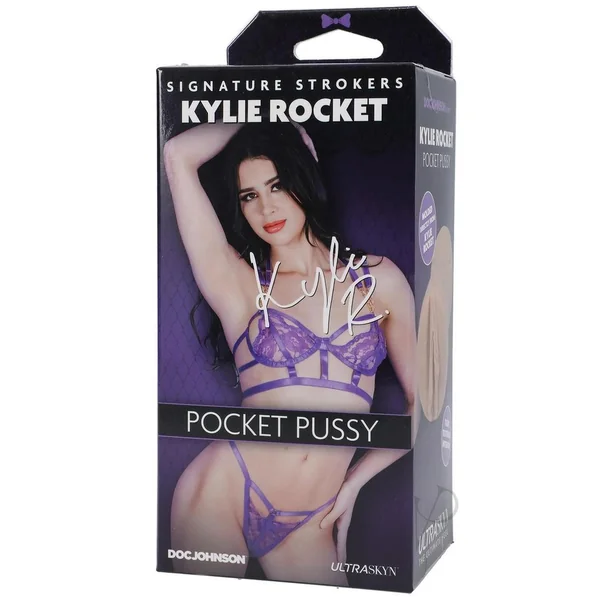Signature Strokers Kylie Rocket Ultraskyn Pocket Masturbator - Pussy - Vanilla