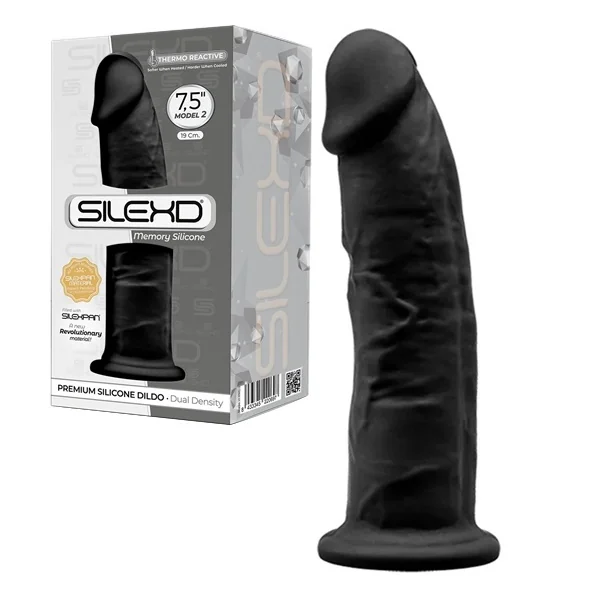 SilexD 7.5 Inch Dual Density Silicone Dildo