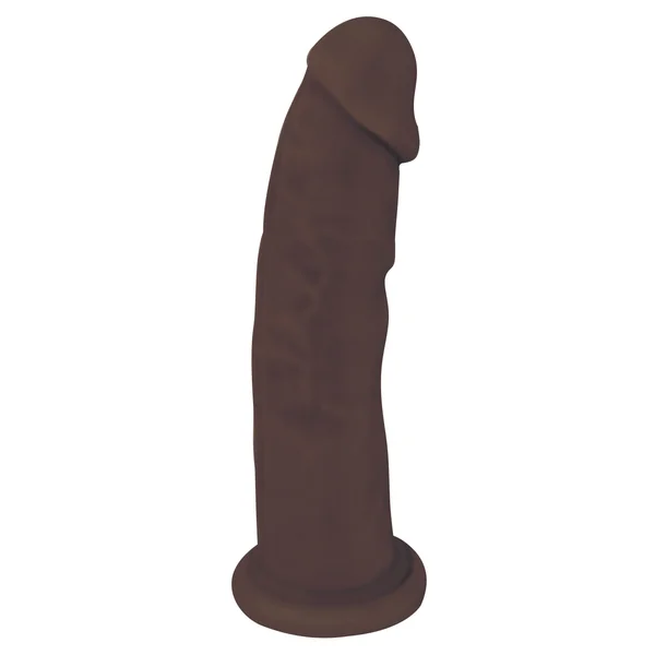 Silexpan Dark Hypoallergenic Silicone Dildo – 9 Inch