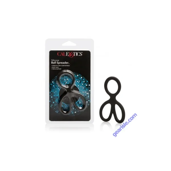 Silicone Ball Spreader Tripple Support Cock Ring Cal Exotics Novelties