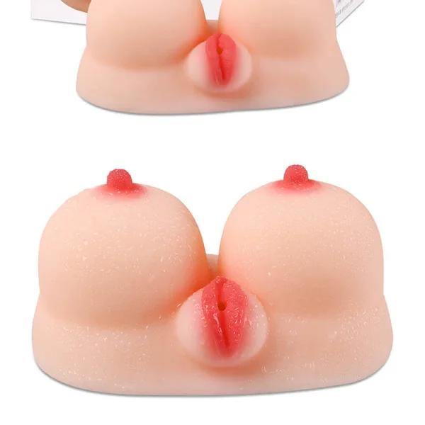 Silicone Female Torso Sex Toy Fake Boobs
