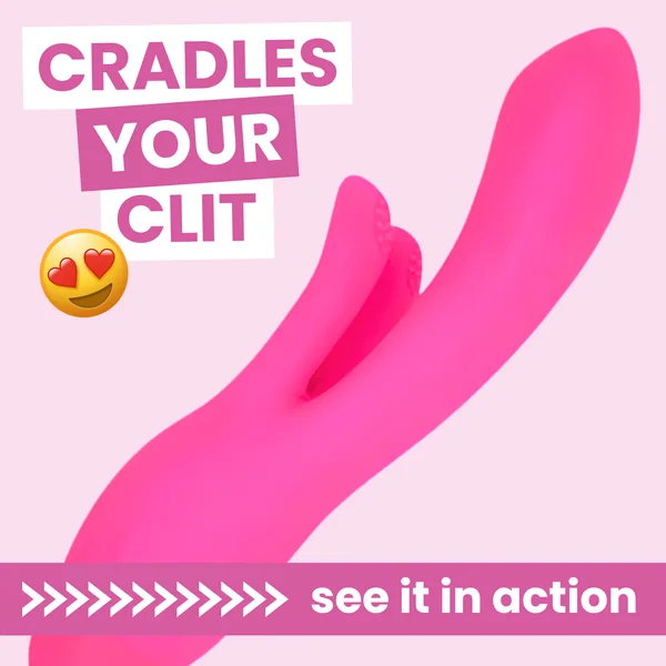 Silicone G-Spot Rabbit - Rubs Your Clit with Every Thrust!