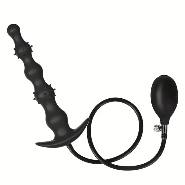 Silicone Inflatable Anal Plug With 5 Different Sizes Inflatable Anal Dilator