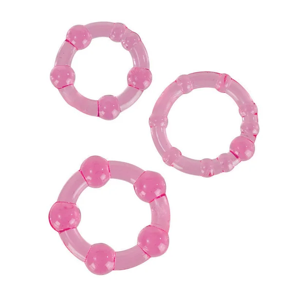 Silicone Island Rings-pink