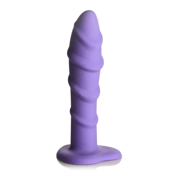 Simply Sweet Swirl Silicone Dildo